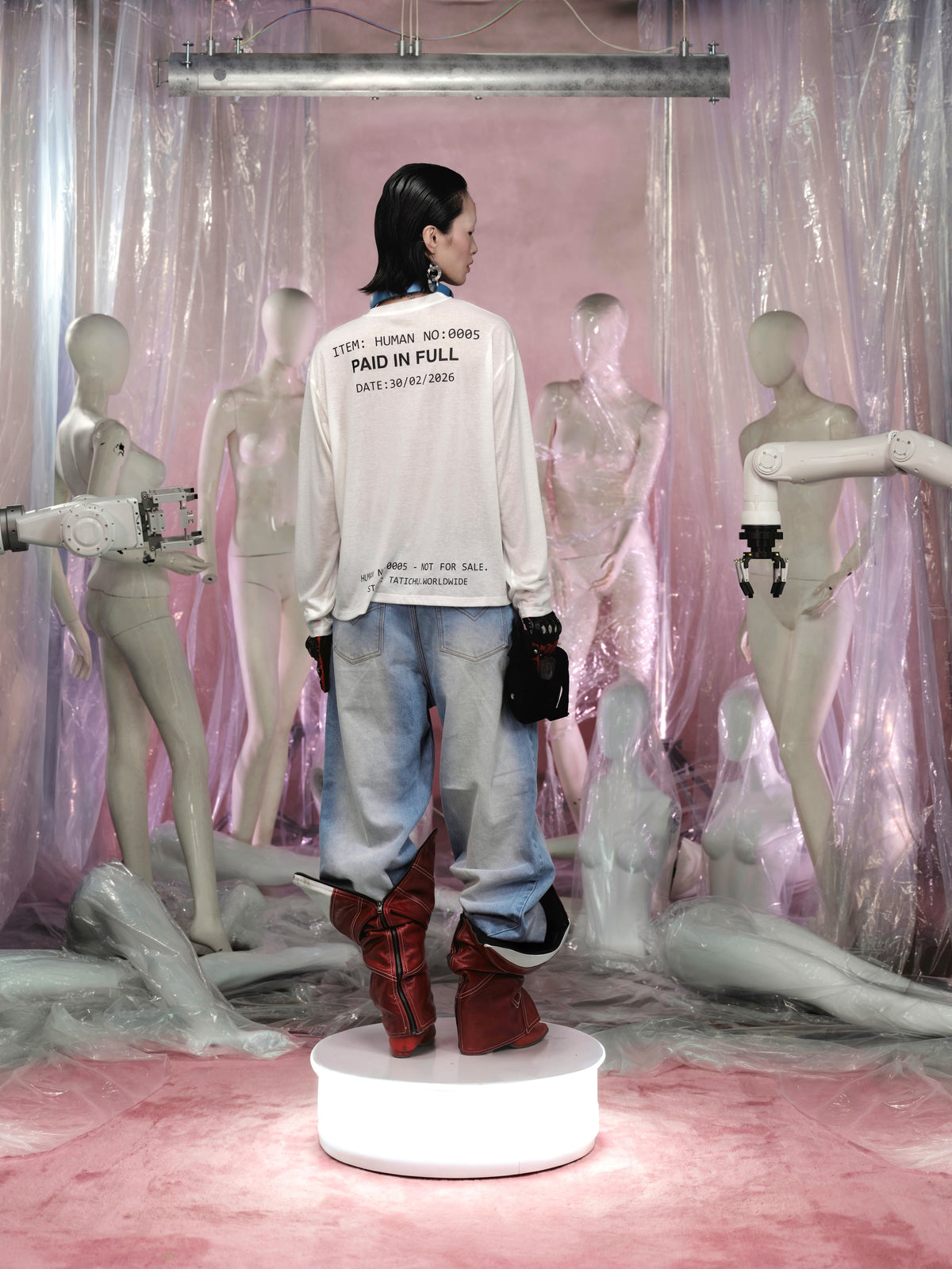 LABEL Blue Denim Pants