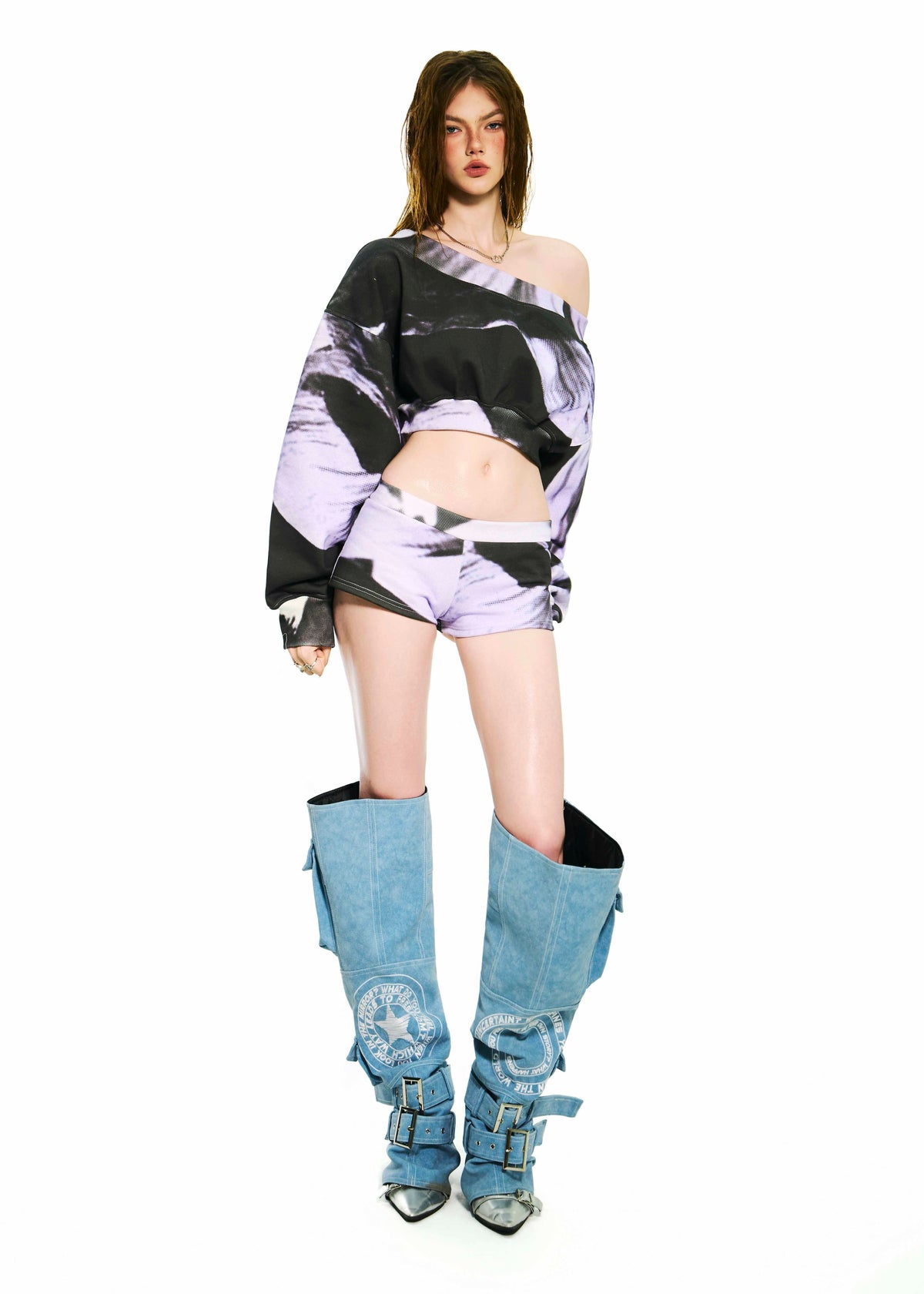 BONG Printed Super Short Pants