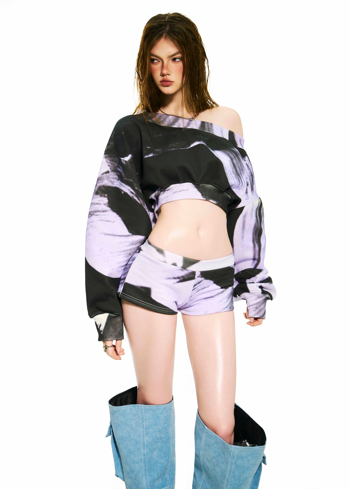 BONG Printed Super Short Pants