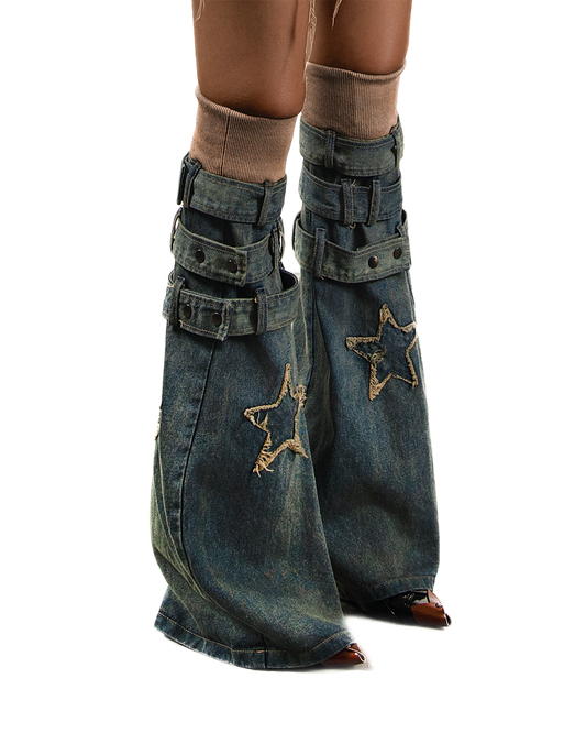 POP Stars Denim Boot Covers