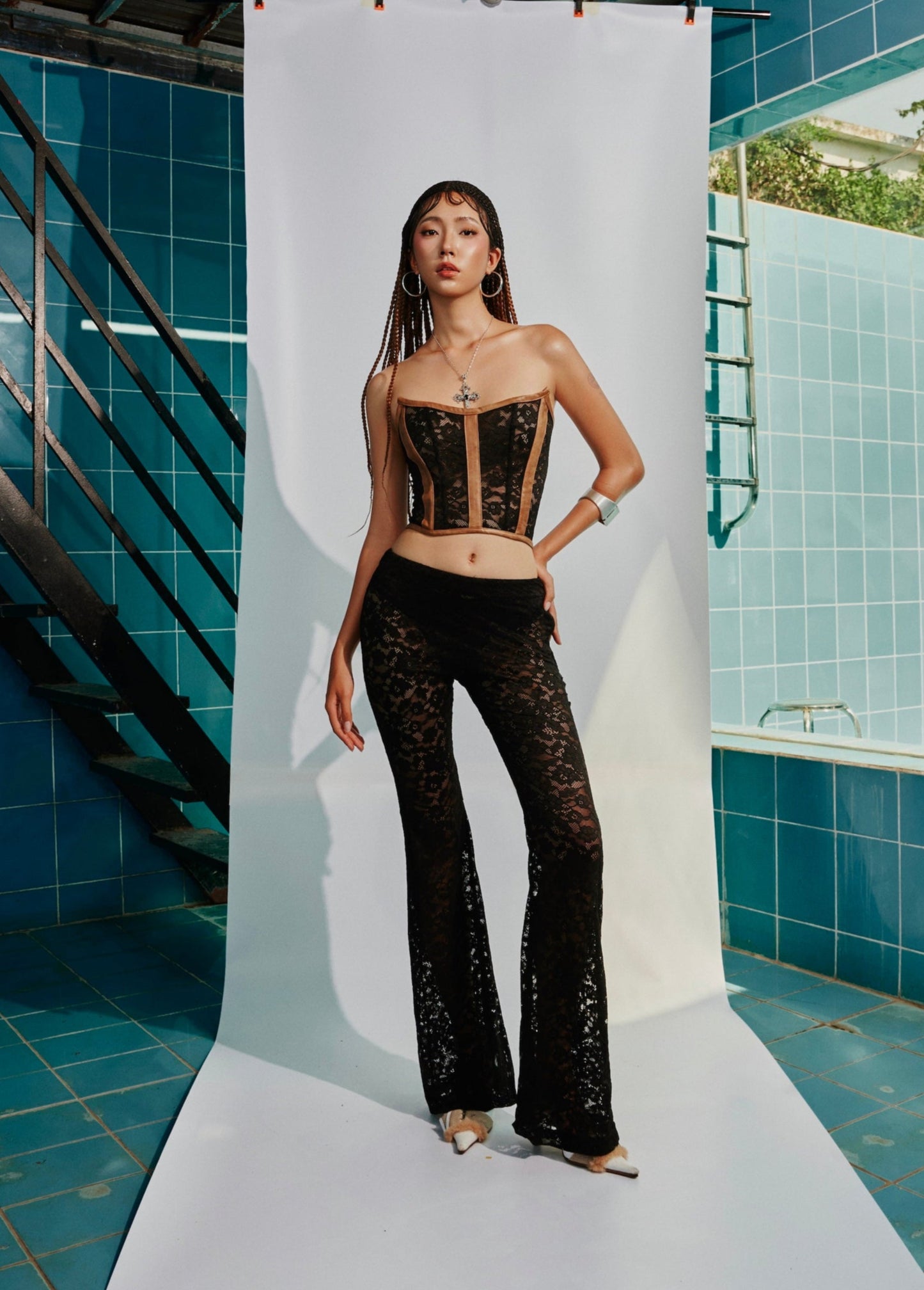 BAE Floral Lace Corset