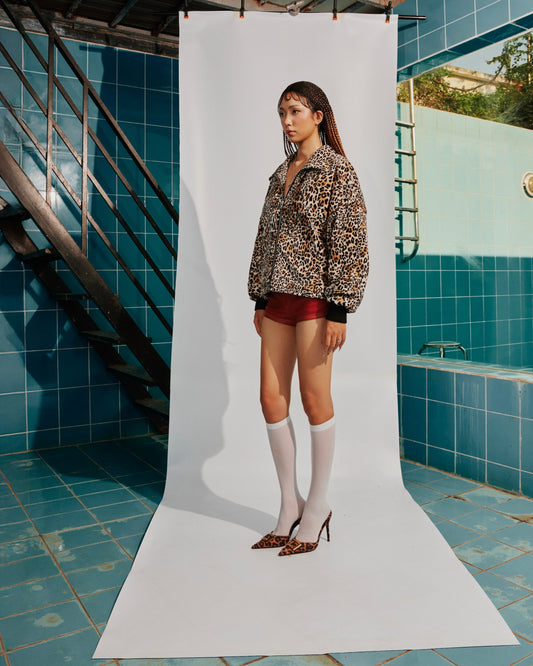 BAE Leopard Oversized Jacket