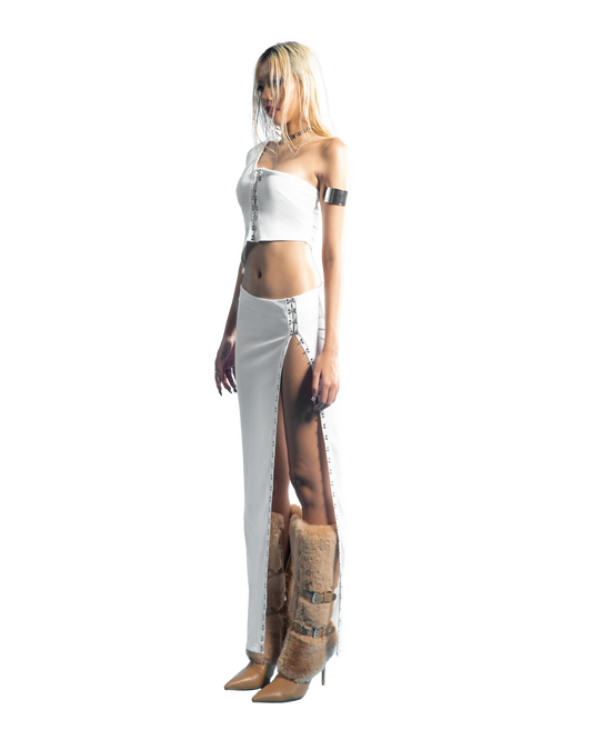 Puzzle Clasps Line Bodycon Set