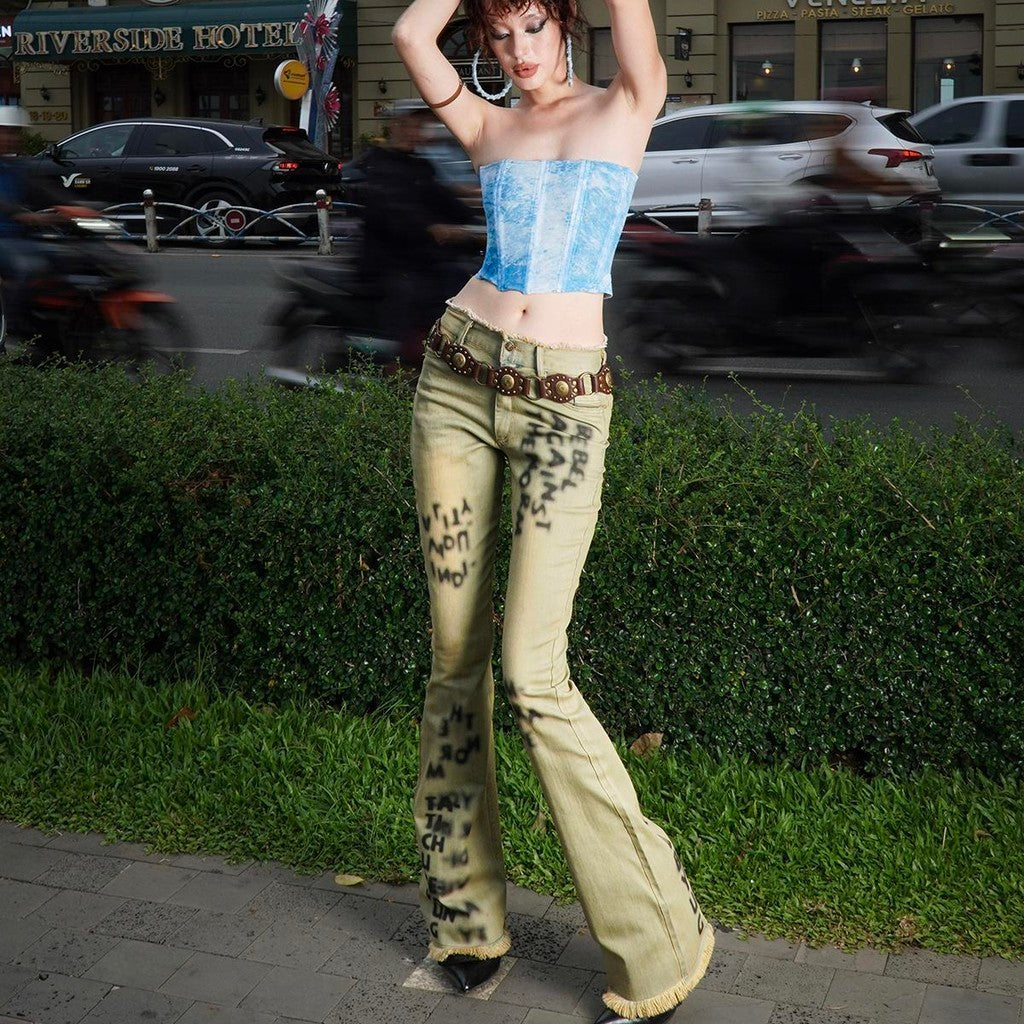 IUNU Blue Mesh Corset