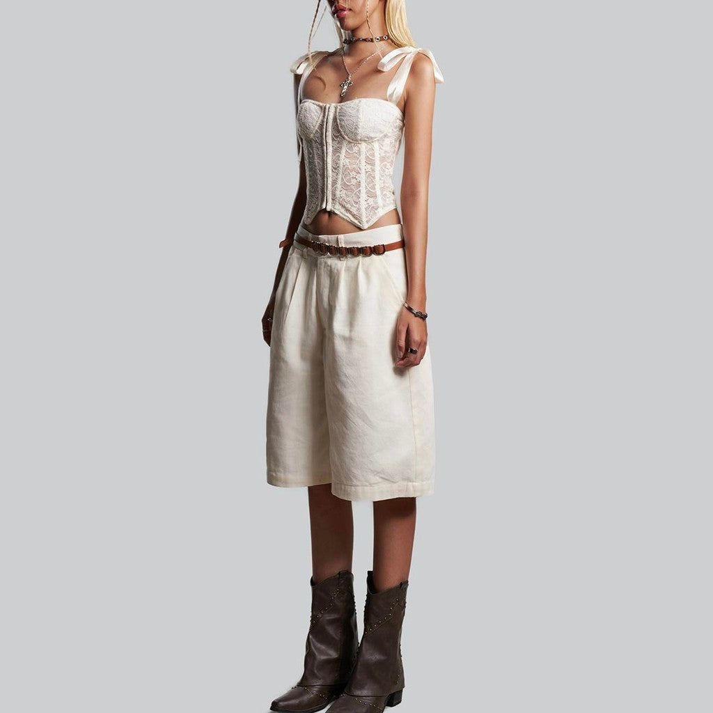 IUNU Linen Jorts Pants