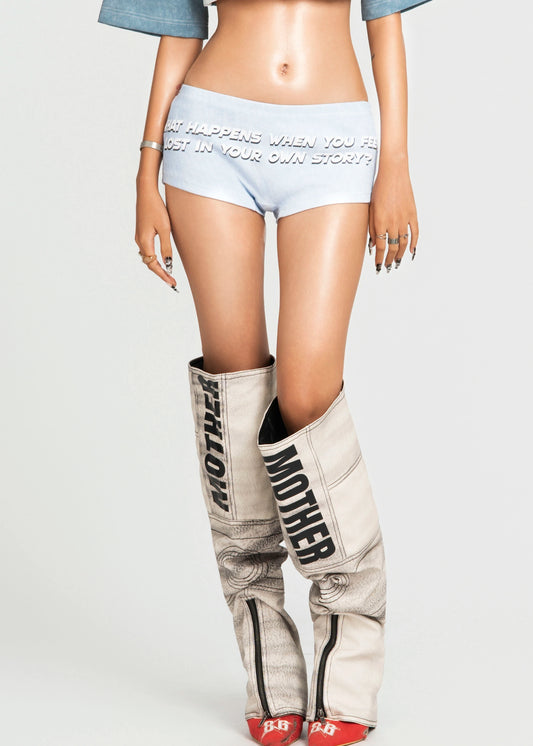 MAP Printed Super Short Pants