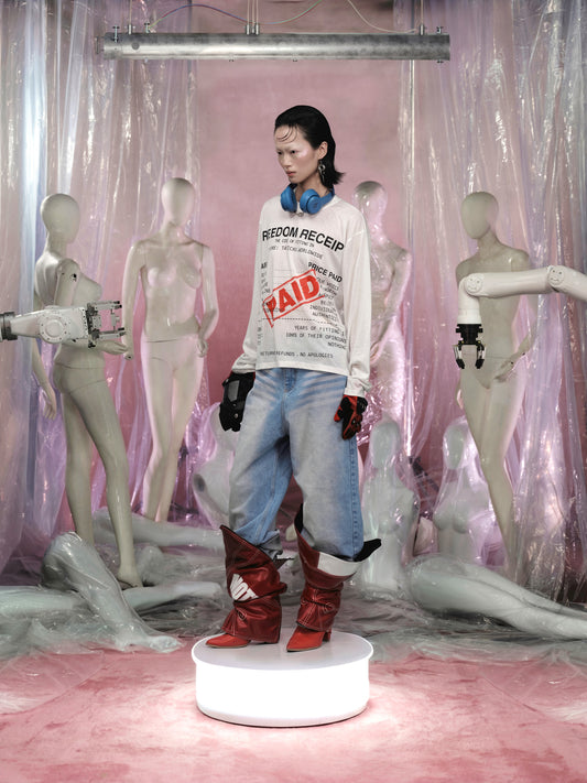 LABEL Blue Denim Pants