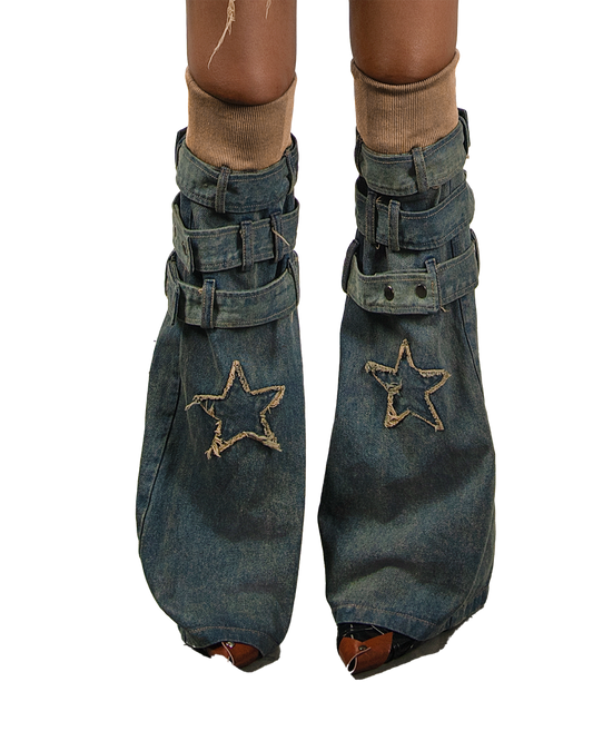 POP Stars Denim Boot Covers