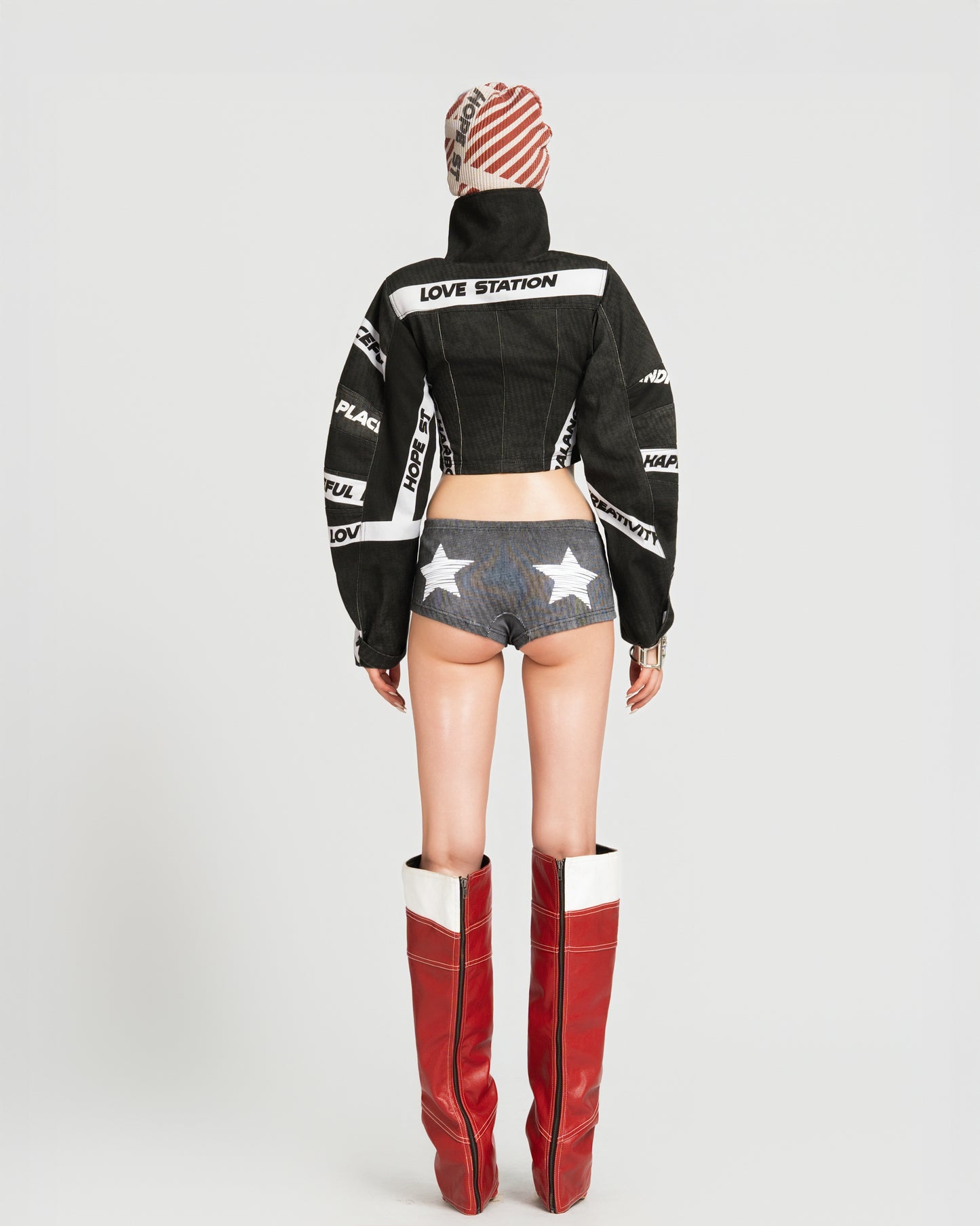 MAP High Neck Cropped Jacket