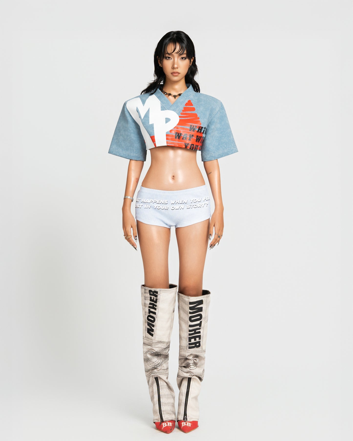 MAP Faux Cropped Top