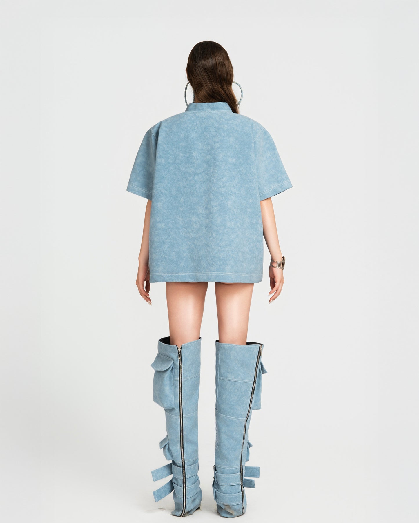 MAP Faux Oversized Top