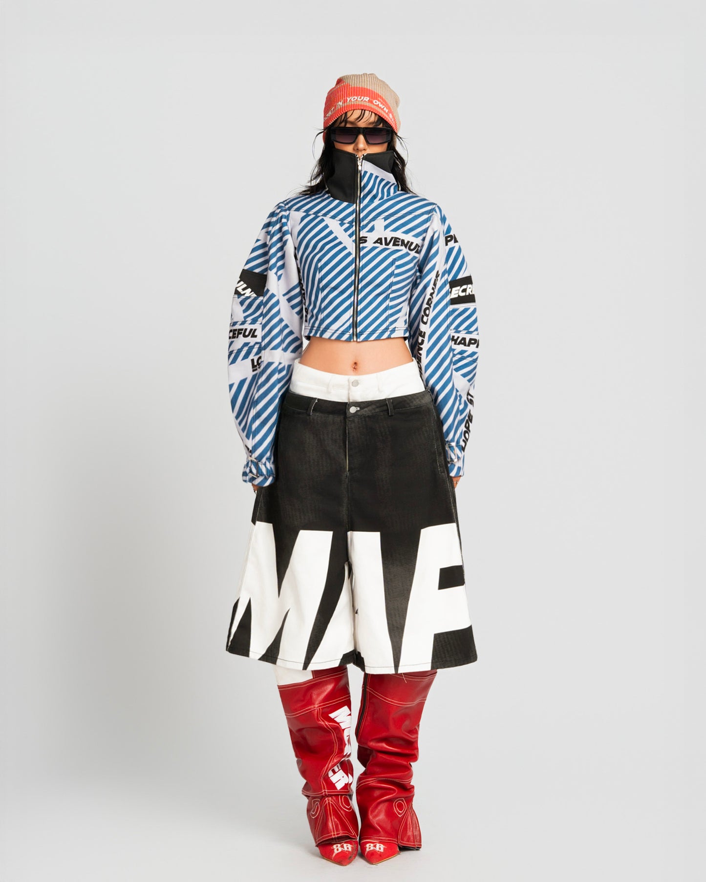 MAP High Neck Cropped Jacket