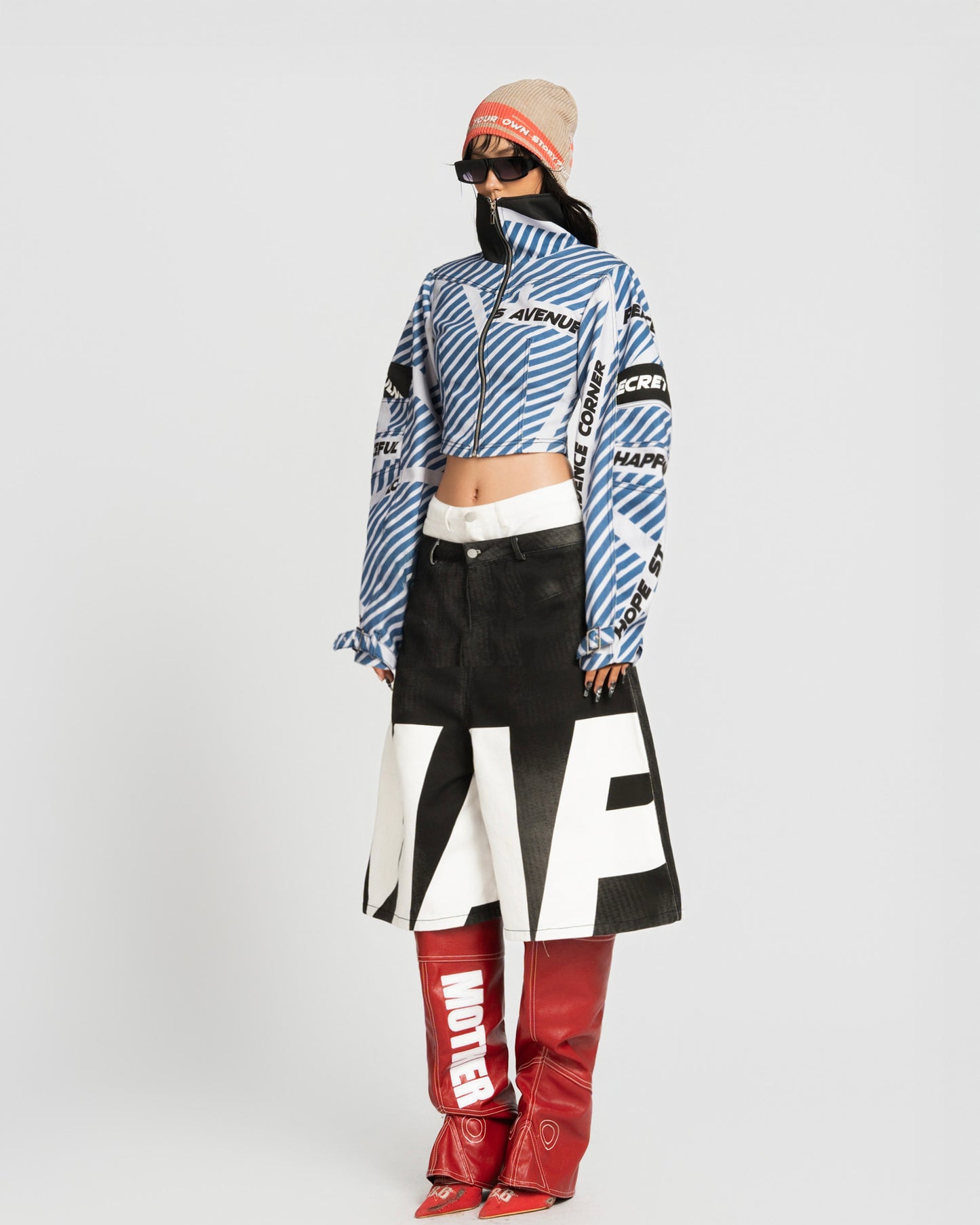 MAP High Neck Cropped Jacket