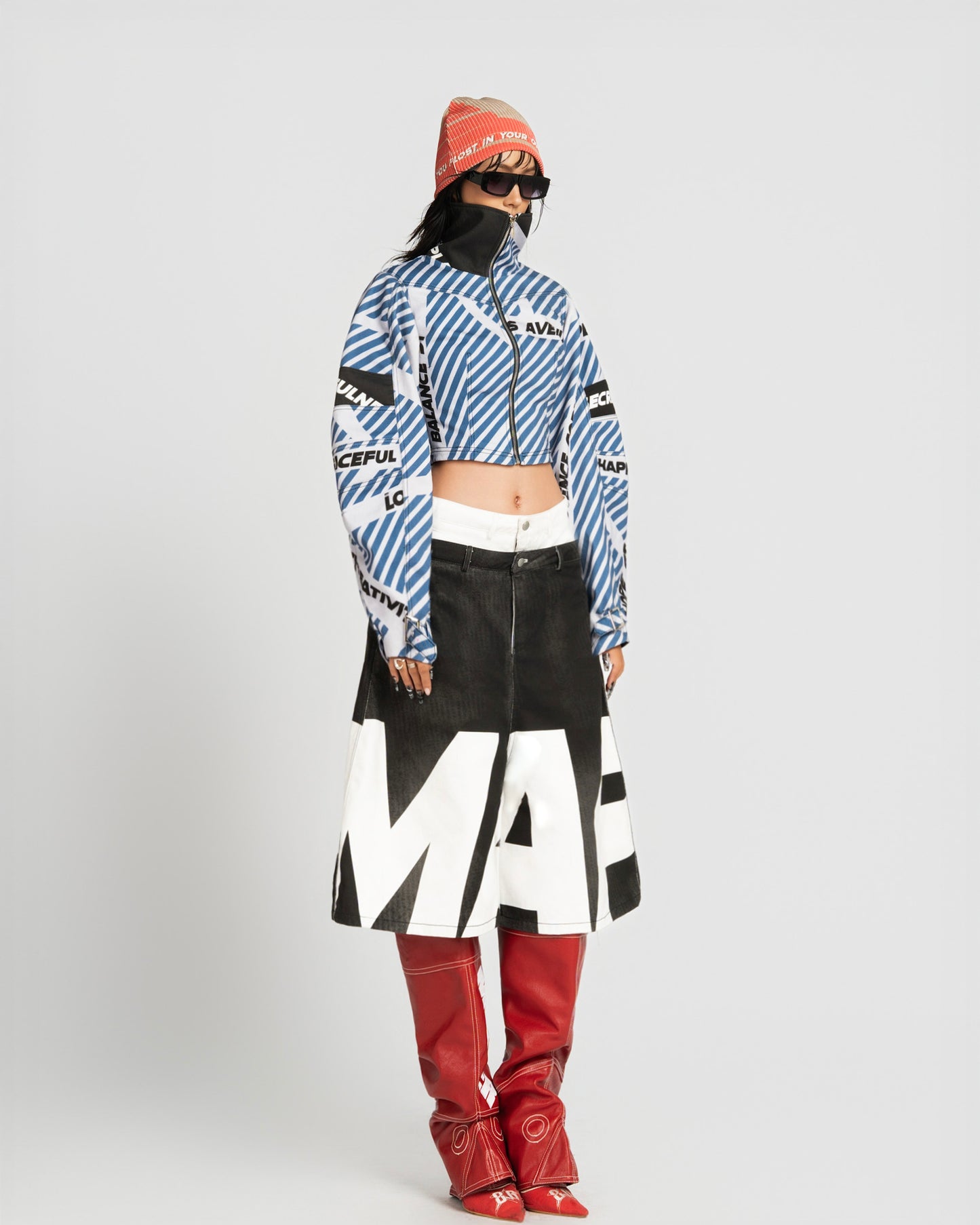 MAP High Neck Cropped Jacket