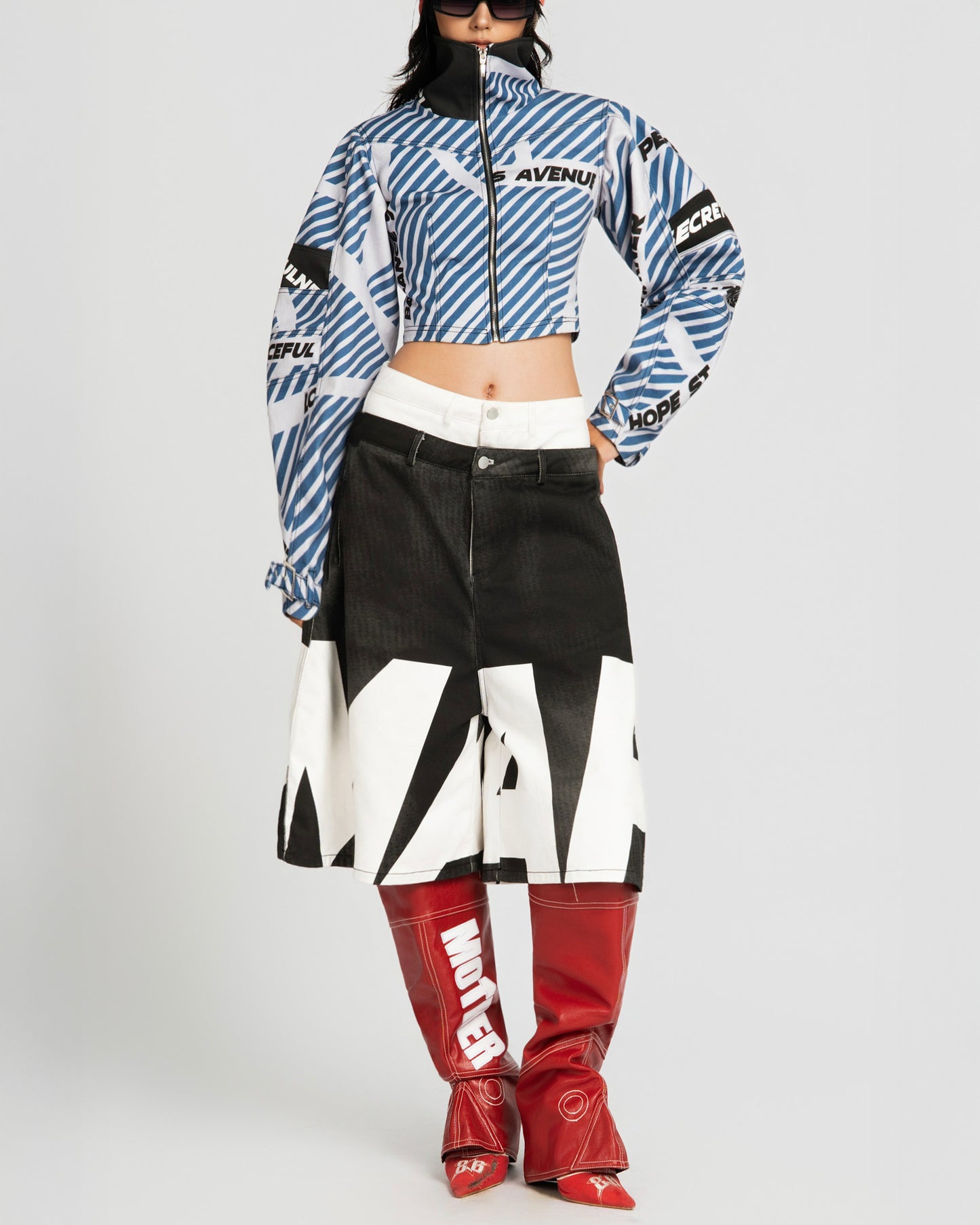 MAP High Neck Cropped Jacket
