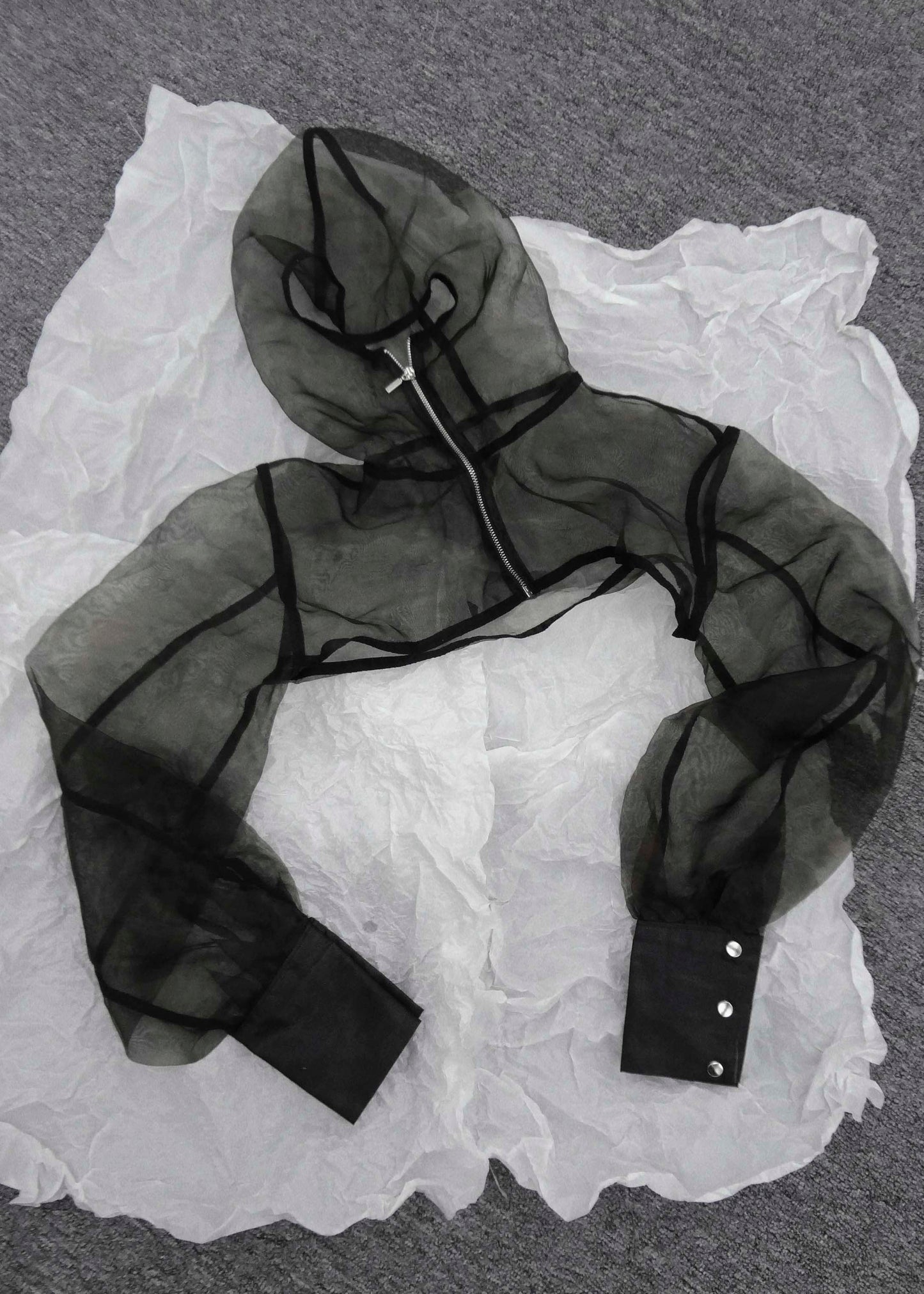 NONE See Through Croptop Jacket