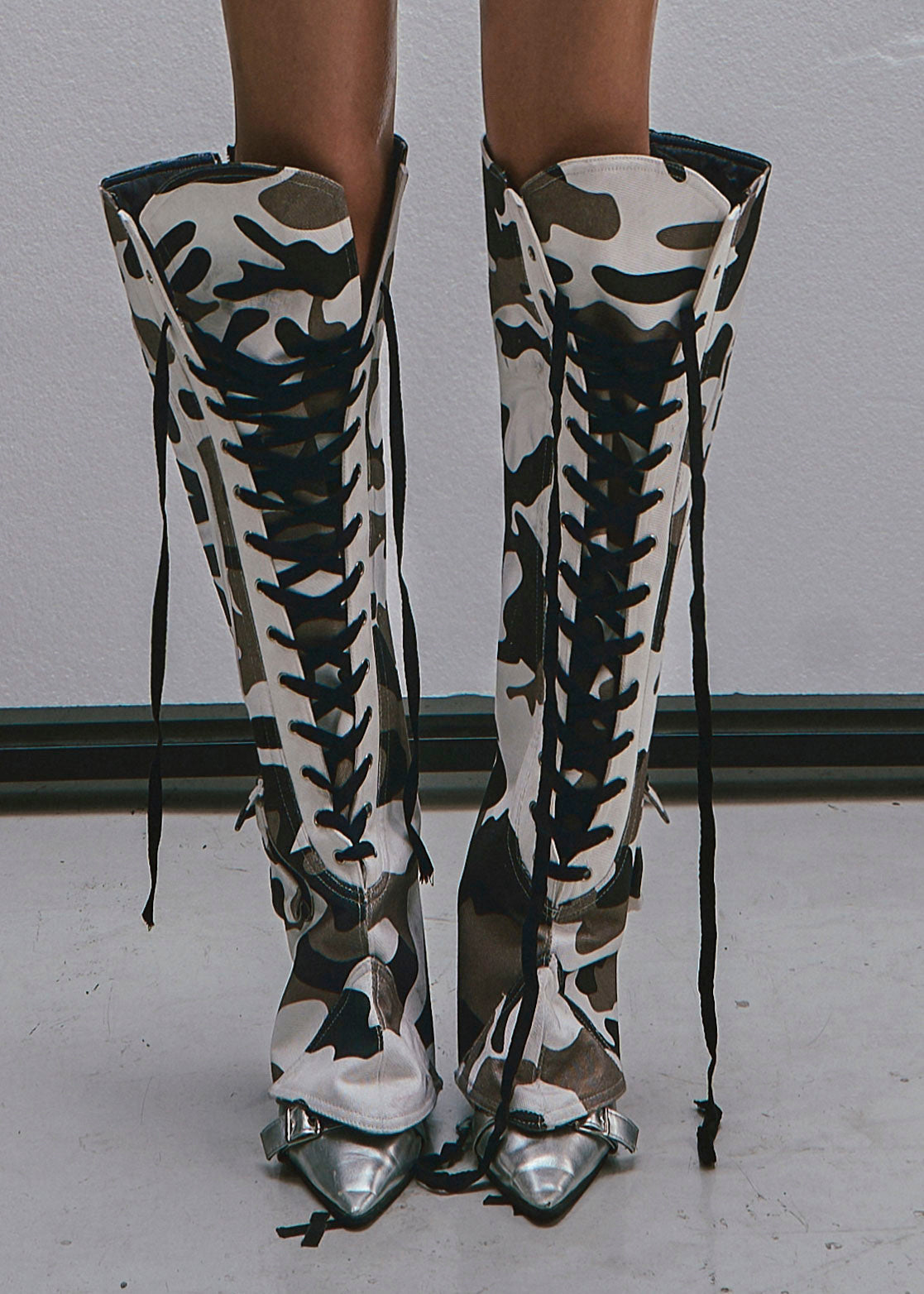 RAW Camouflage Pattern Cover Boots