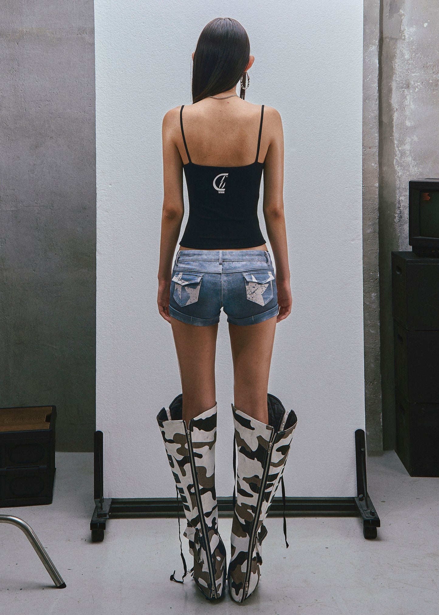RAW Text Printed Camisole Top