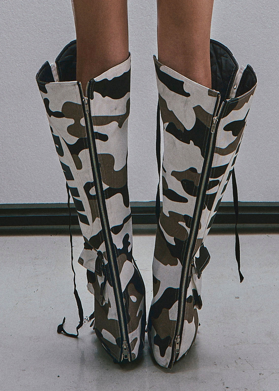 RAW Camouflage Pattern Cover Boots