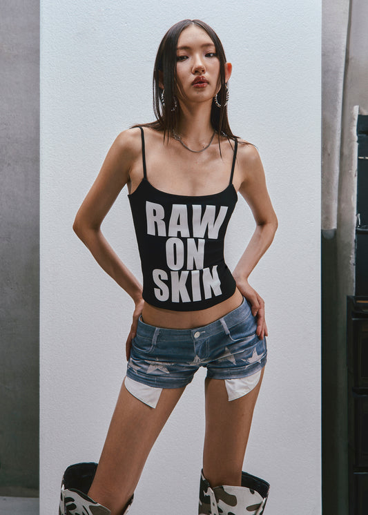 RAW Text Printed Camisole Top