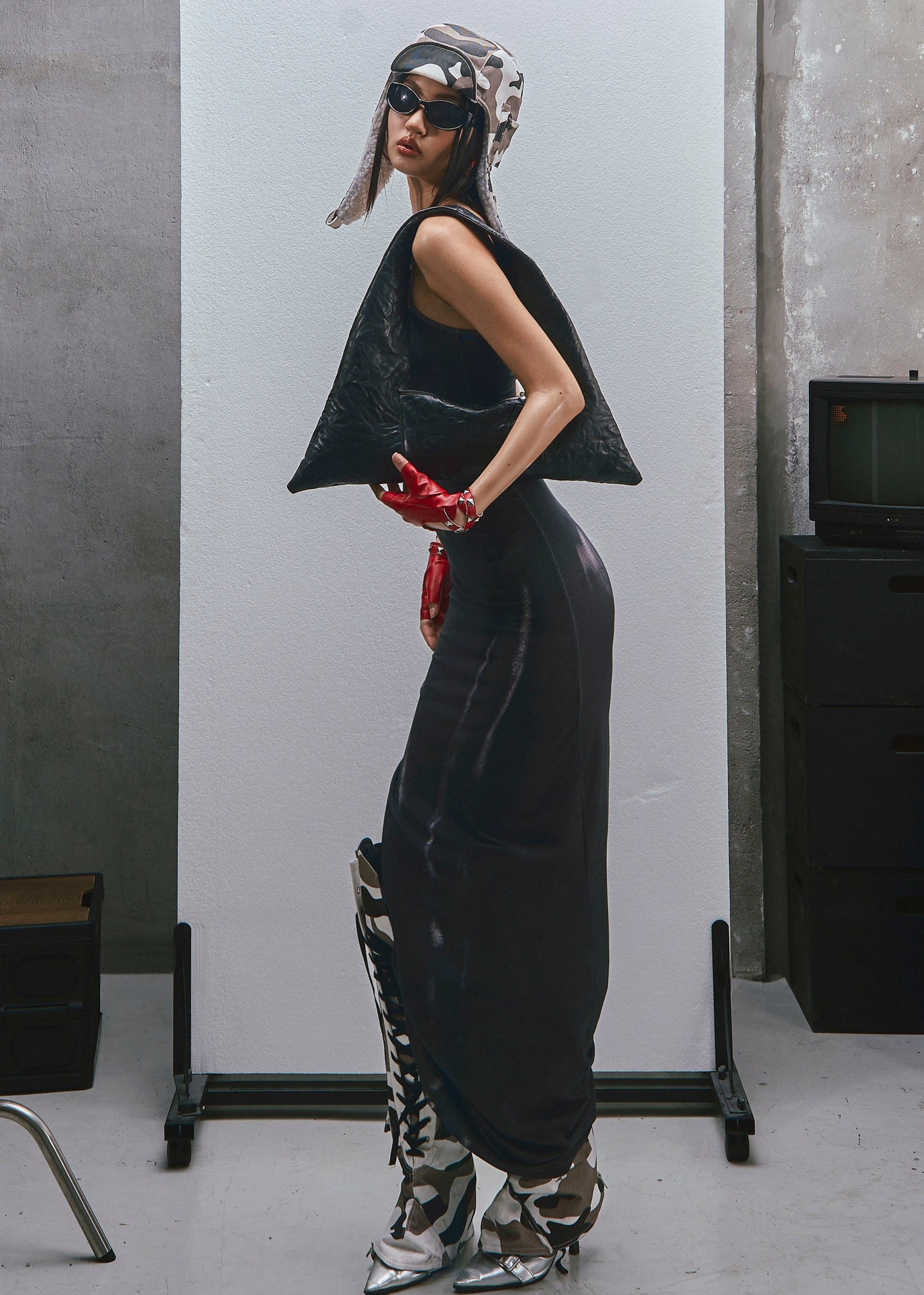 RAW Body Printed Straps Maxi Dress